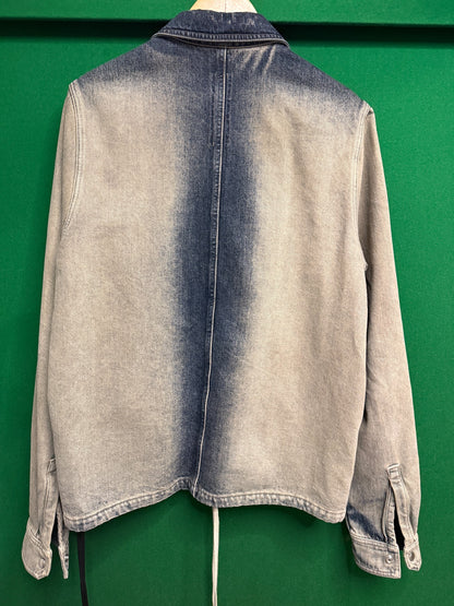 Rick Owens Drkshdw Gradient Washed Denim Jacket