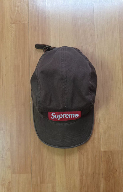 supreme washed chino twill camp cap