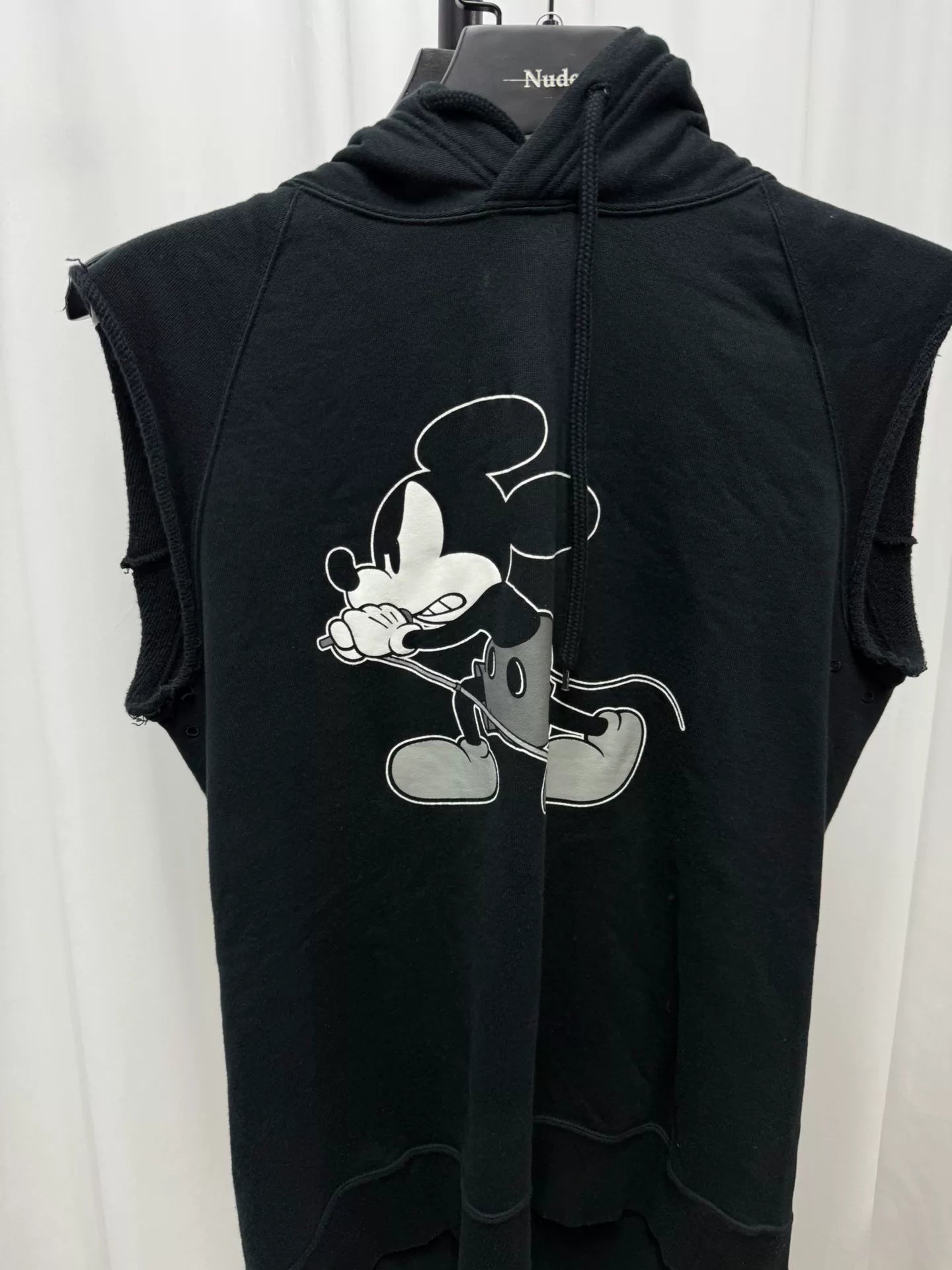 Mickey Mouse Sleeveless Hoodie by Number (N)ine