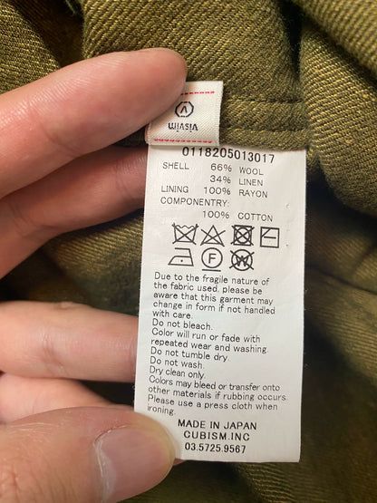visvim Ayres Coat in Olive Green