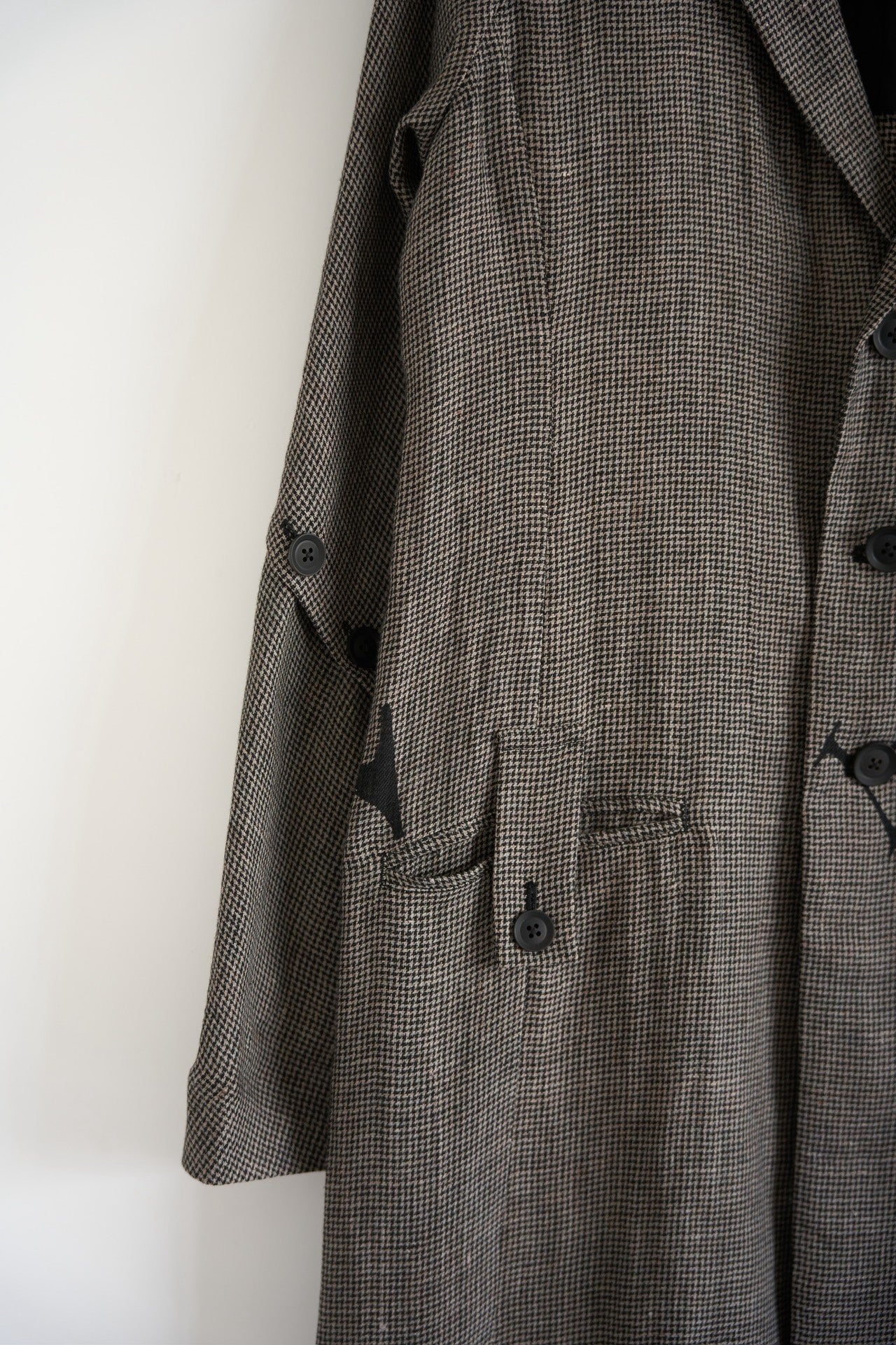 Yohji Yamamoto 24SS Houndstooth Coat
