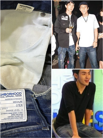 Neighborhood 07 FLASH Washed Denim Jeans