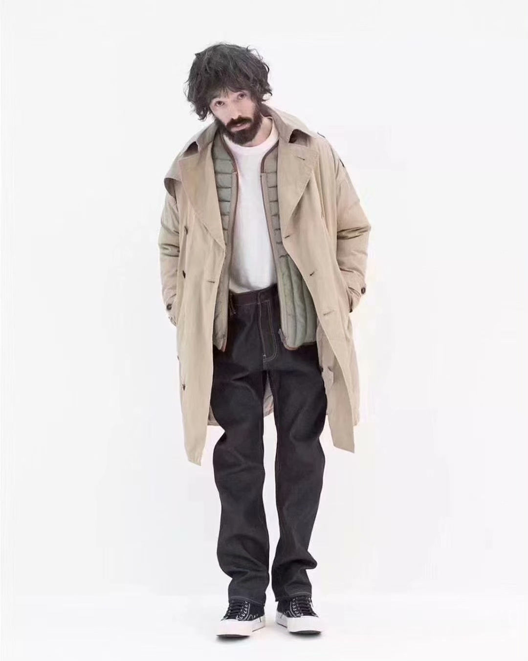 VISVIM 19AW TRAVAILLER BRACES PANTS UNWASHED