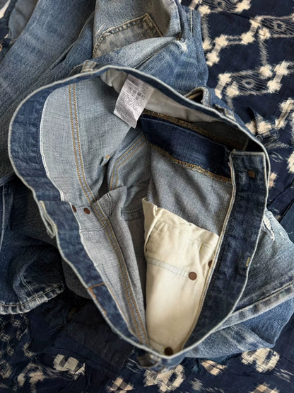 VISVIM 22SS JOURNEYMAN PANTS TACKED DMGD-27