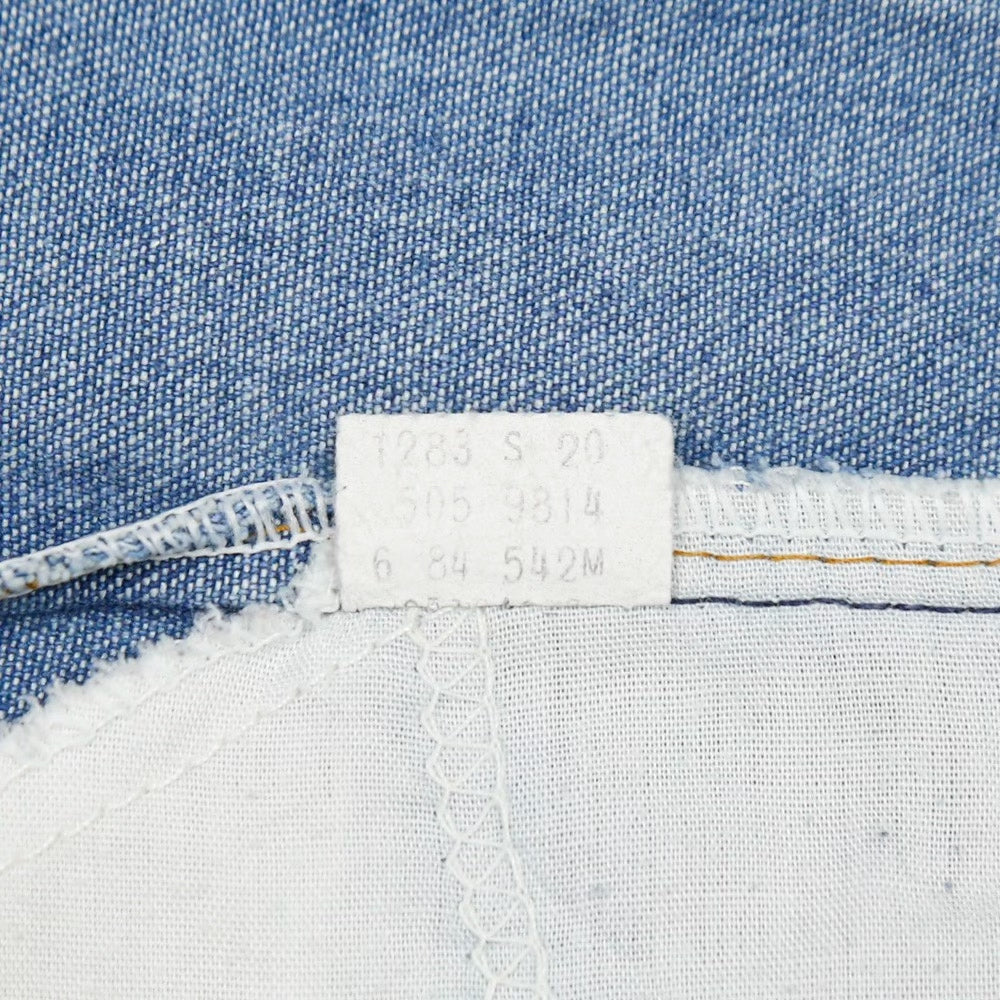 Vintage 1980s Levi's 505 USA Denim Jeans
