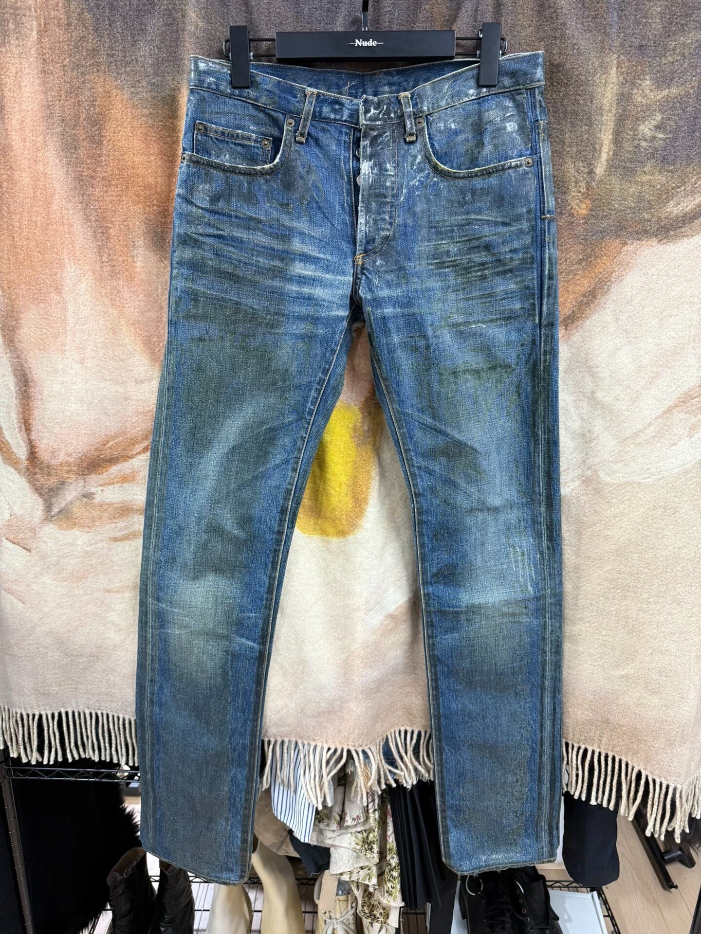 Dior Homme Waxed Denim Pants