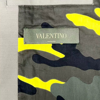 Valentino Camouflage Logo Coat Jacket