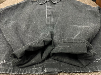 A.presse 25ss Black Washed Safari Jacket