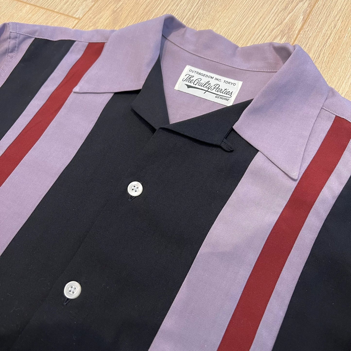 WACKO MARIA 20FW Check Open Collar Shirt