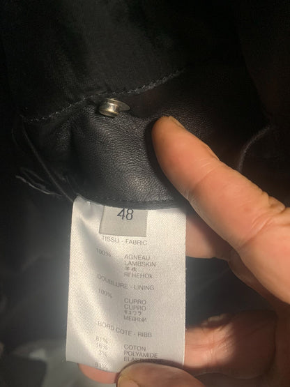 givenchy classic star leather jacket size 48