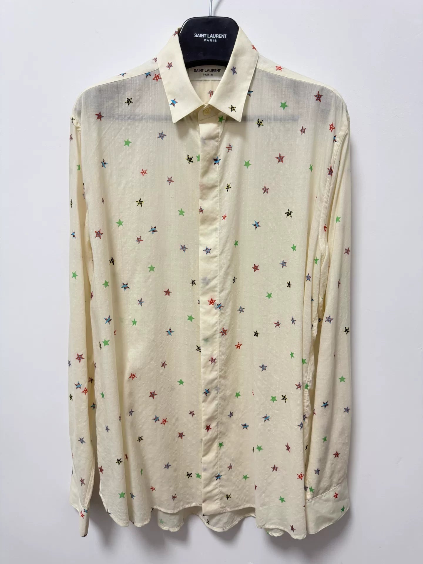 Saint Laurent Multicolor Star Print Shirt