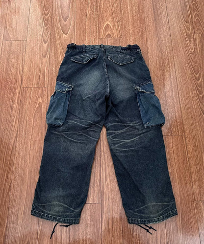 dual army pants with cargo pockets