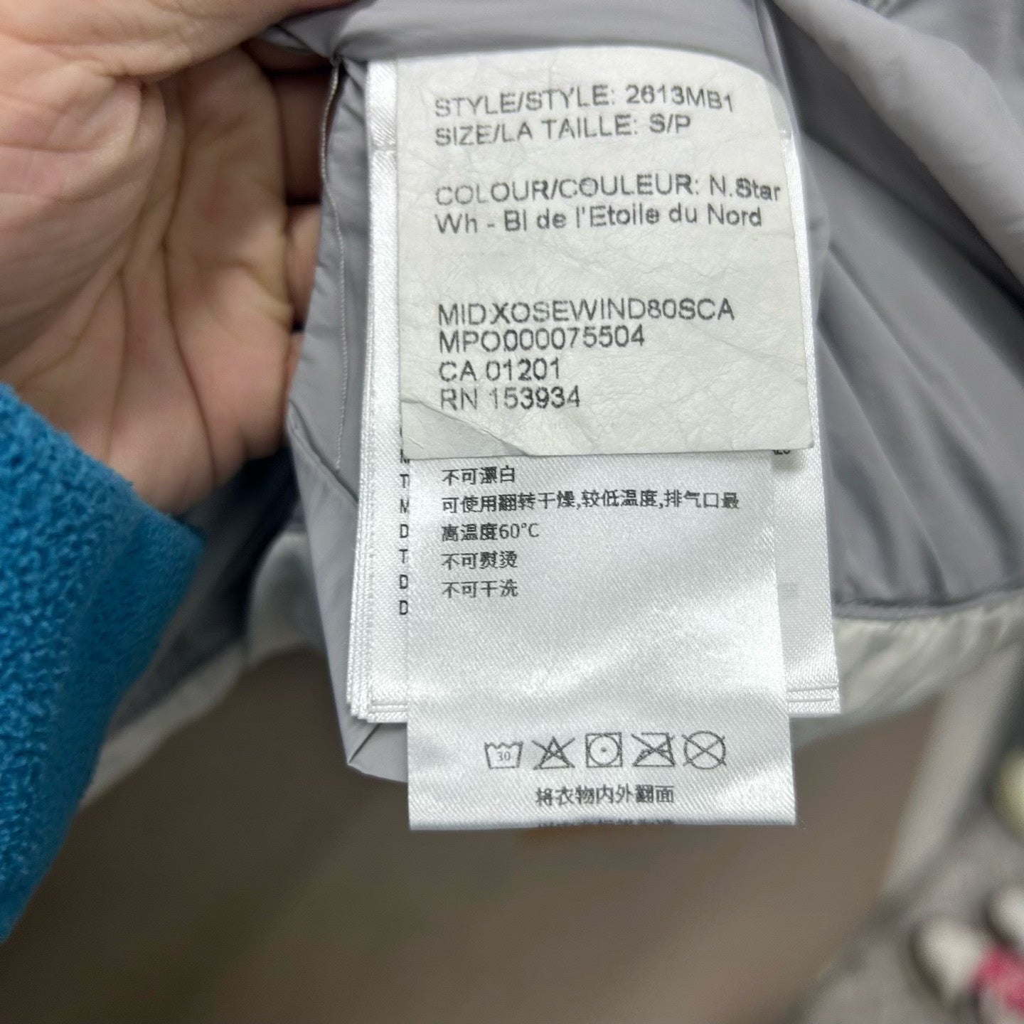 canada goose everett white down jacket size s