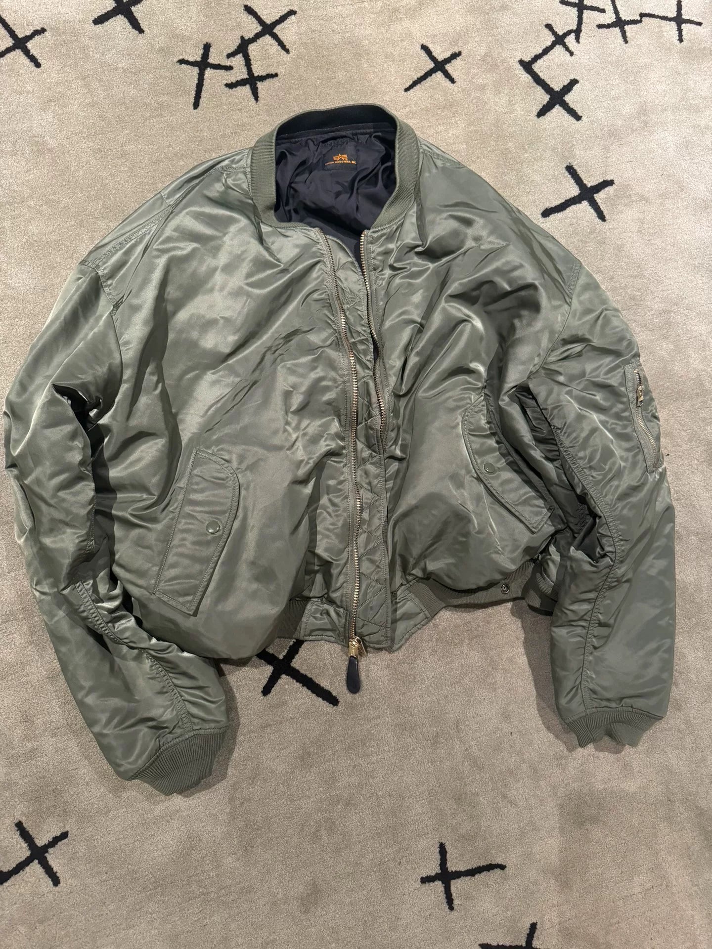 reversible bomber jacket by vetements ss17