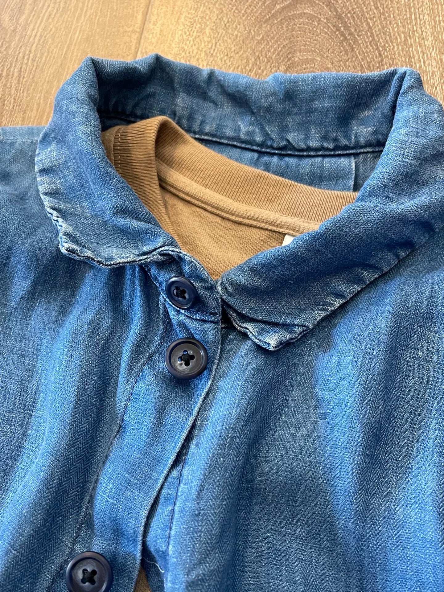 Porter Classic Indigo Linen Shirt