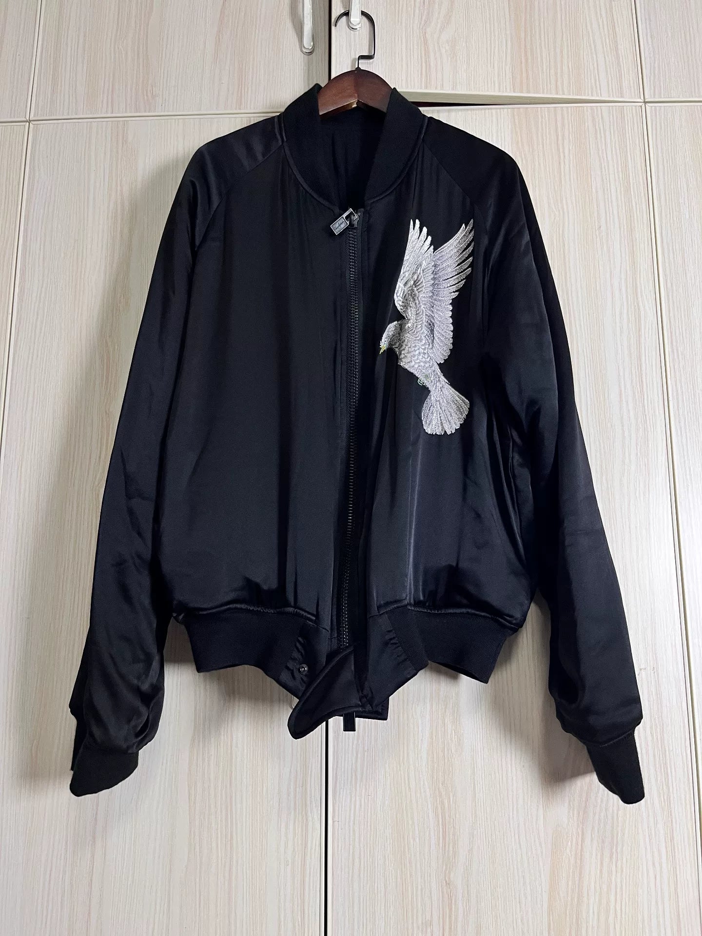 Yohji Yamamoto Silk Jacket Wing Design
