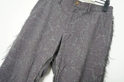 Comme des Garçons Distressed Frayed Cropped Pants