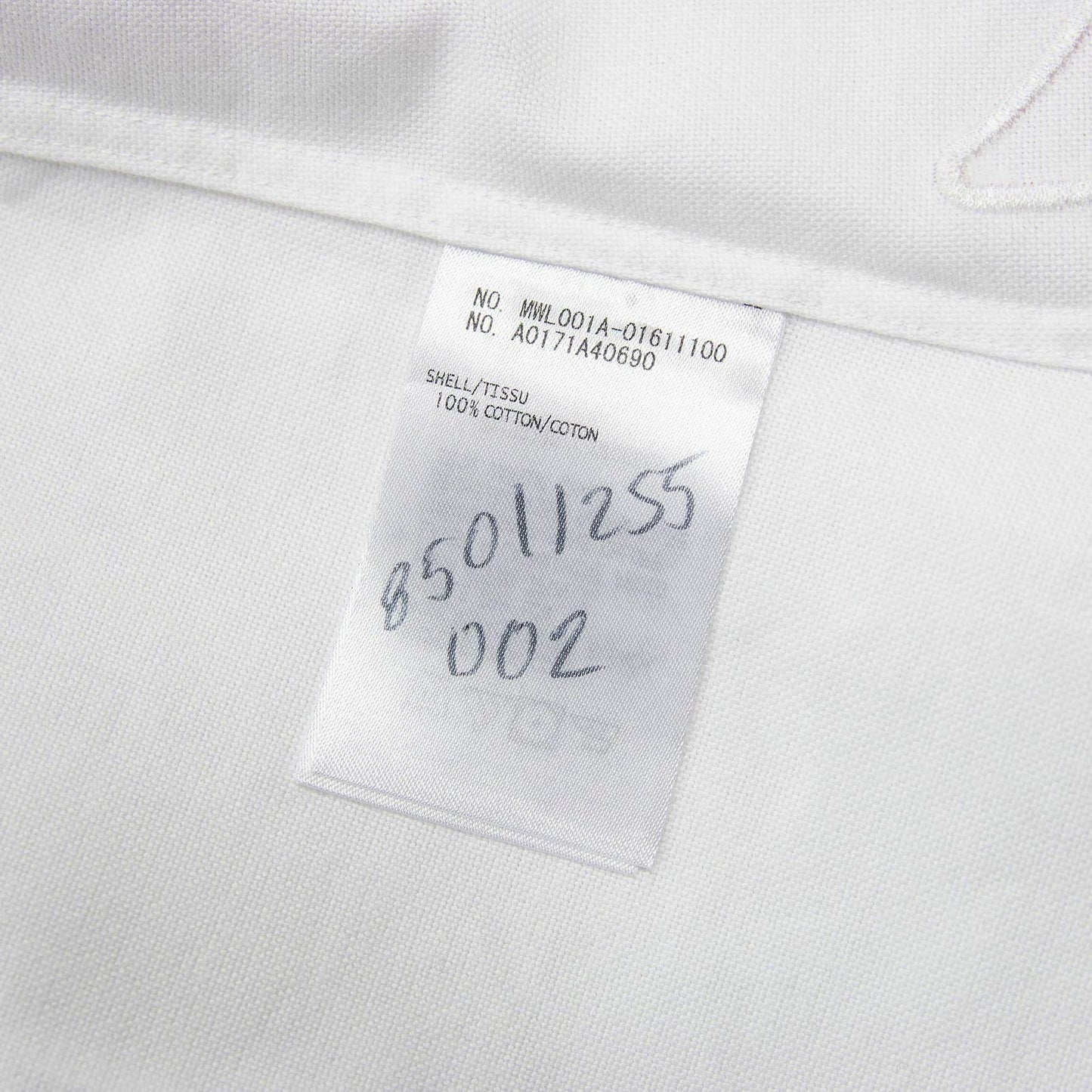 Thom Browne White Embroidered Shirt