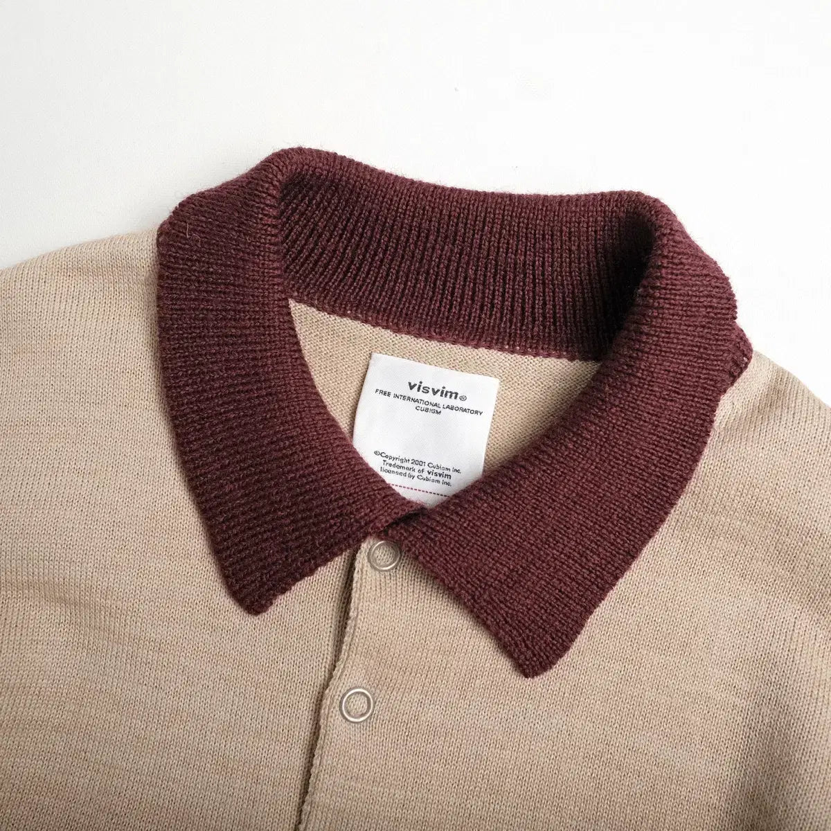 Visvim Godfrey Linen Wool Long-Sleeve Polo