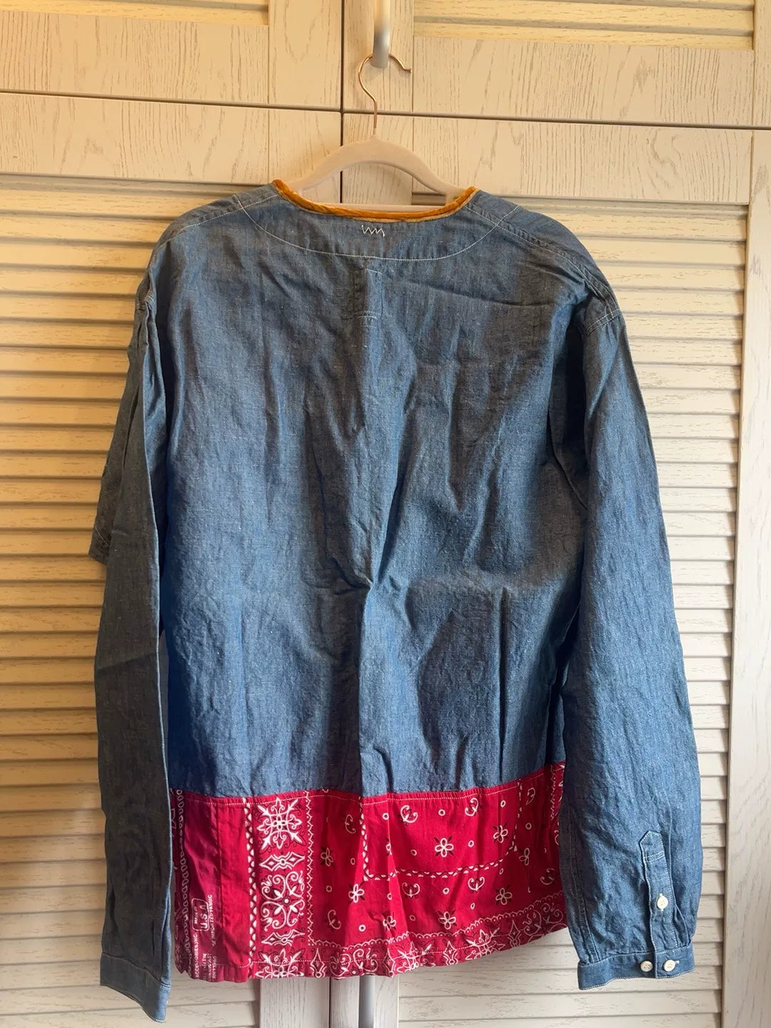 visvim Denim Shirt with Red Bandana