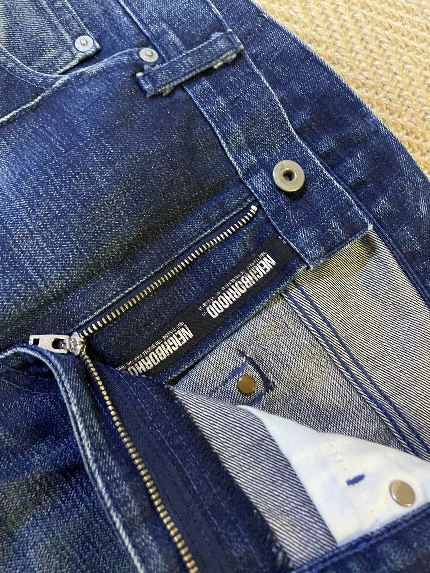 NEIGHBORHOOD Early Seam Washed Jeans