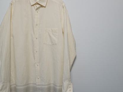 Yohji Yamamoto 2002SS Striped Cream Shirt