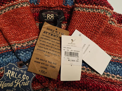 Ralph Lauren RRL Hand-Knitted Cardigan Sweater