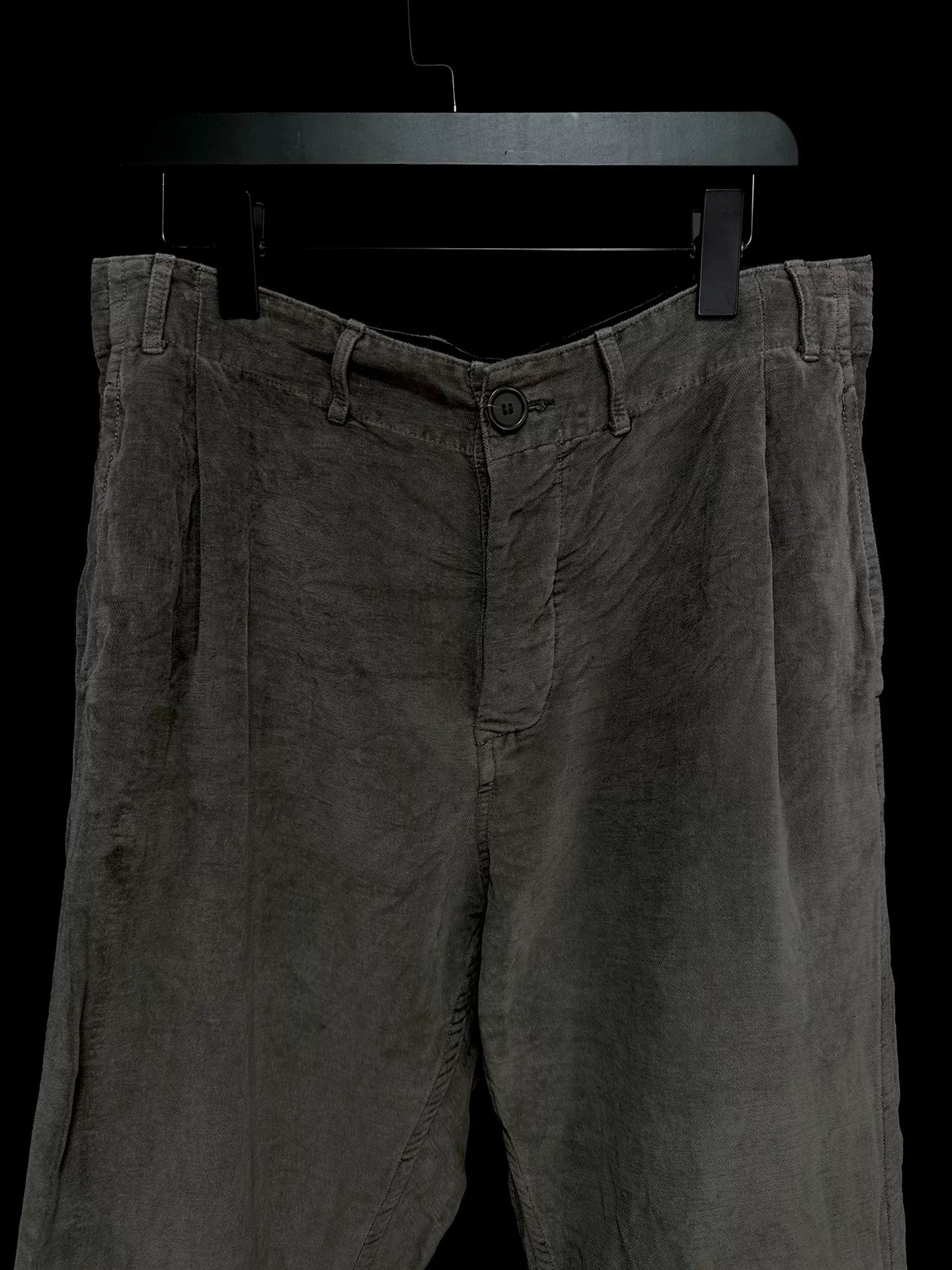 gray velvet pants by casey casey