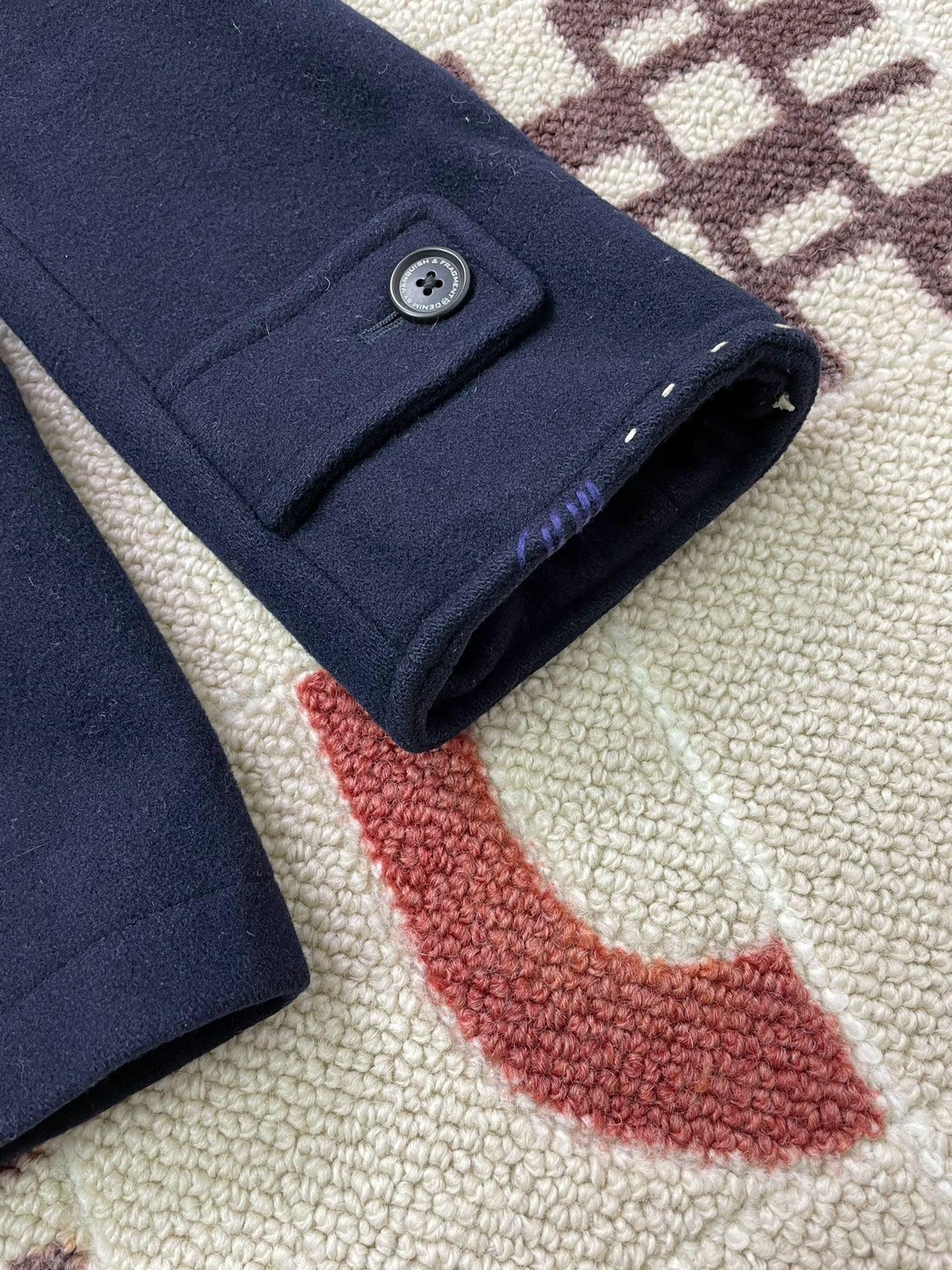 Denim by Vanquish Fragment Wool Coat