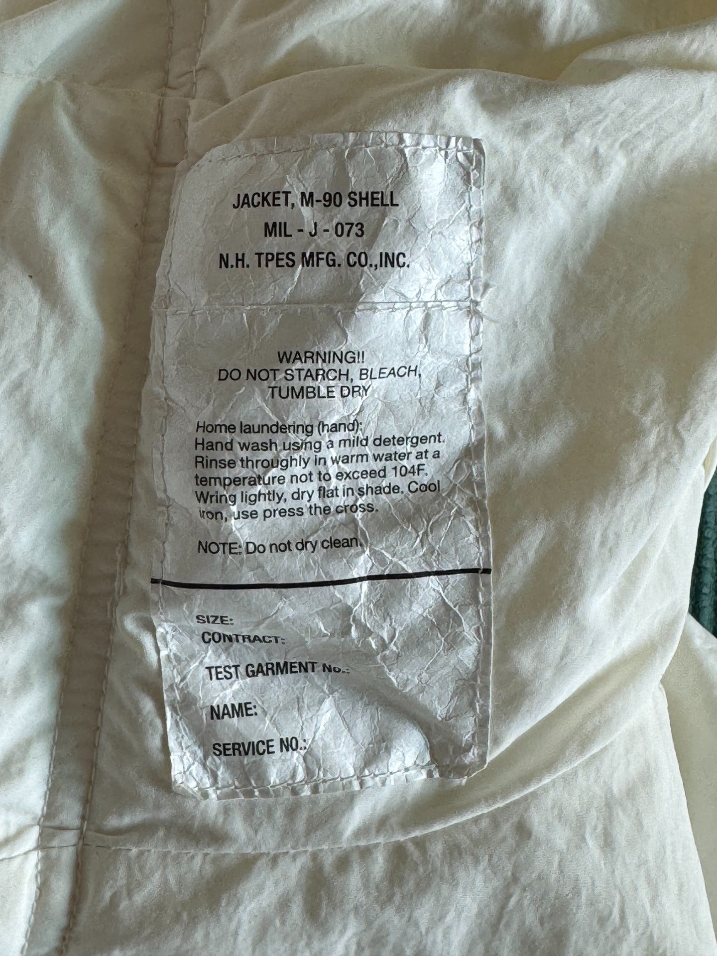 N.hoolywood x The Tokyo 24AW White Military Jacket