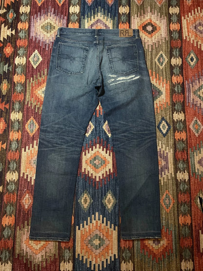 RRL Vintage Mexico Washed Distressed Jeans
