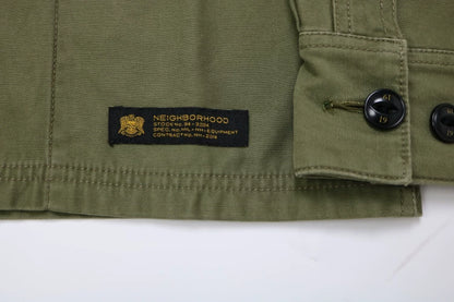 neighborhood long sleeve utility jacket