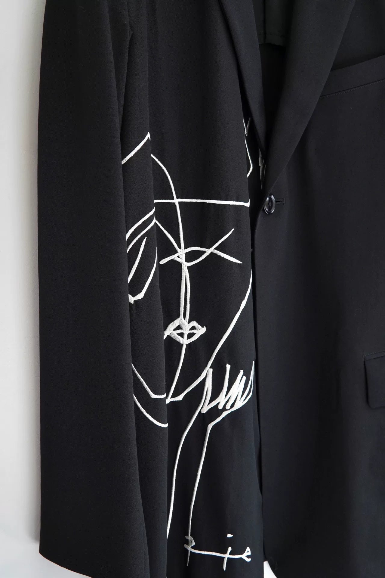 Yohji Yamamoto A/W 2016 Miyazawa Embroidery Wool JKT