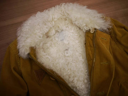 Visvim Deckhand Sheepskin Jacket Mustard