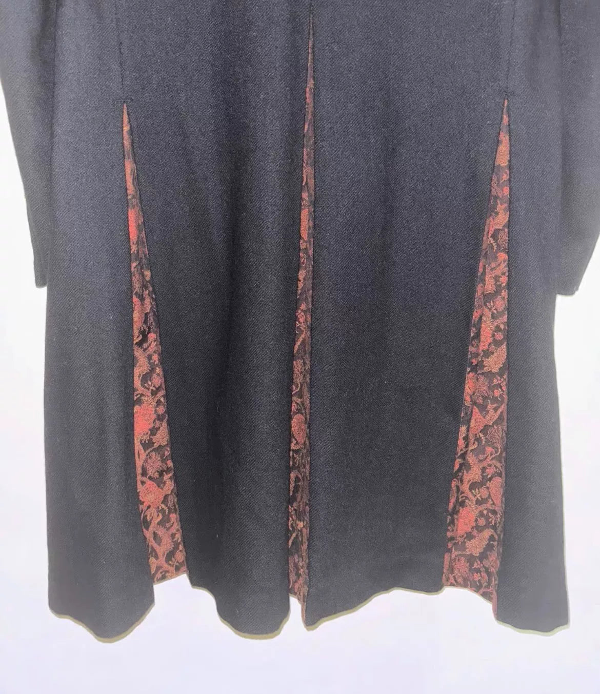 Yohji Yamamoto Pleated Thorn Rose Coat