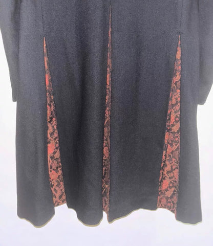 Yohji Yamamoto Pleated Thorn Rose Coat