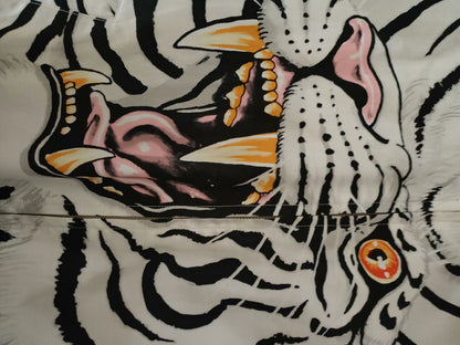 Wacko Maria White Tiger Silk Jacket