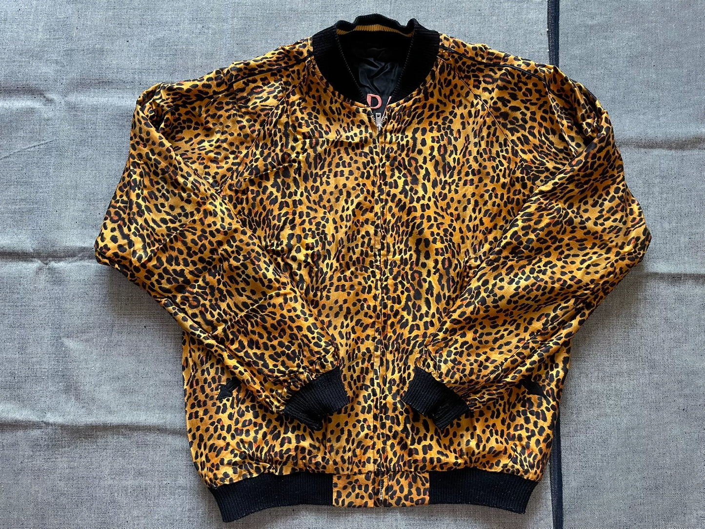 Toyo Beams Leopard Sukajan Embroidery Jacket