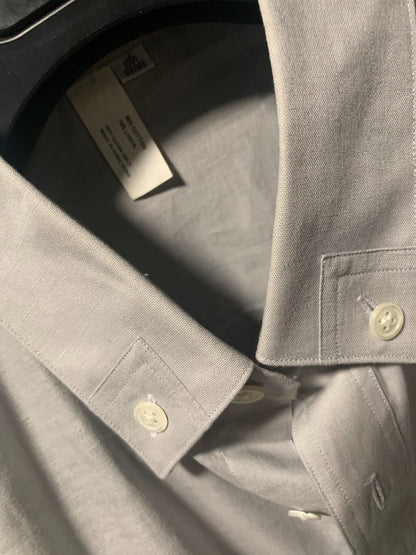 Giorgio Armani Cotton Linen Blend Long Sleeve Shirt