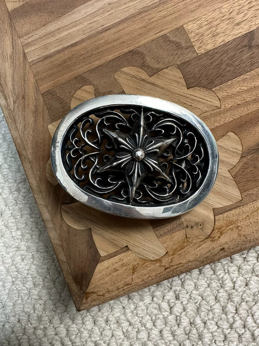 Chrome Hearts Oval Star Belt Buckle