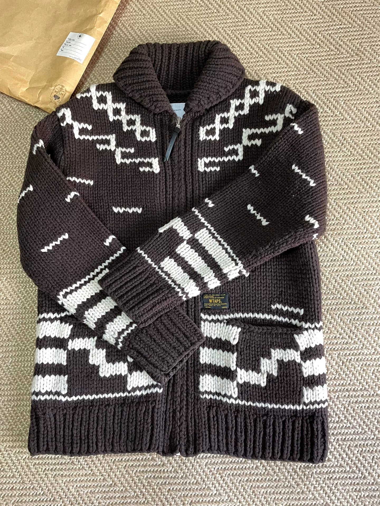 WTAPS Cowichan Wool Sweater 14AW