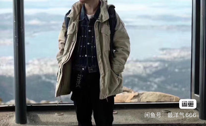 visvim shorty chore jacket unwashed denim