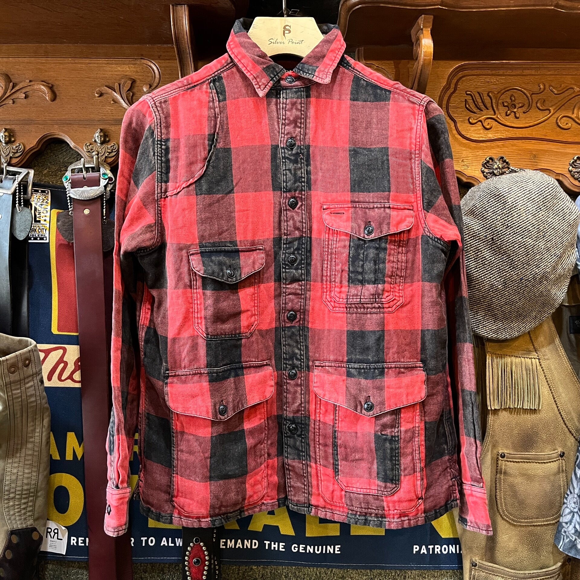 Double RL Ralph Lauren Plaid Shirt Jacket