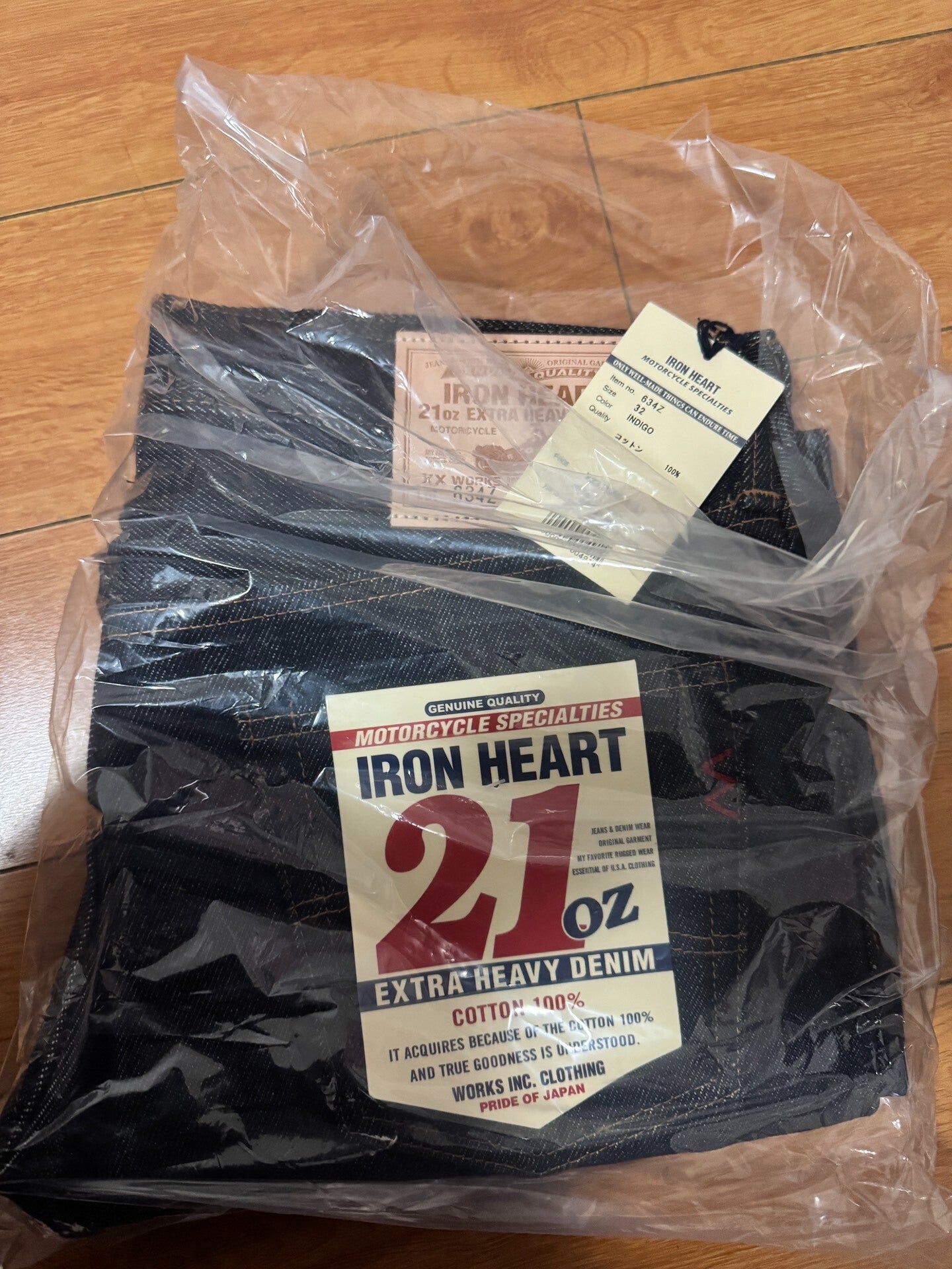 Heavyweight Iron Heart 634Z Denim Jeans