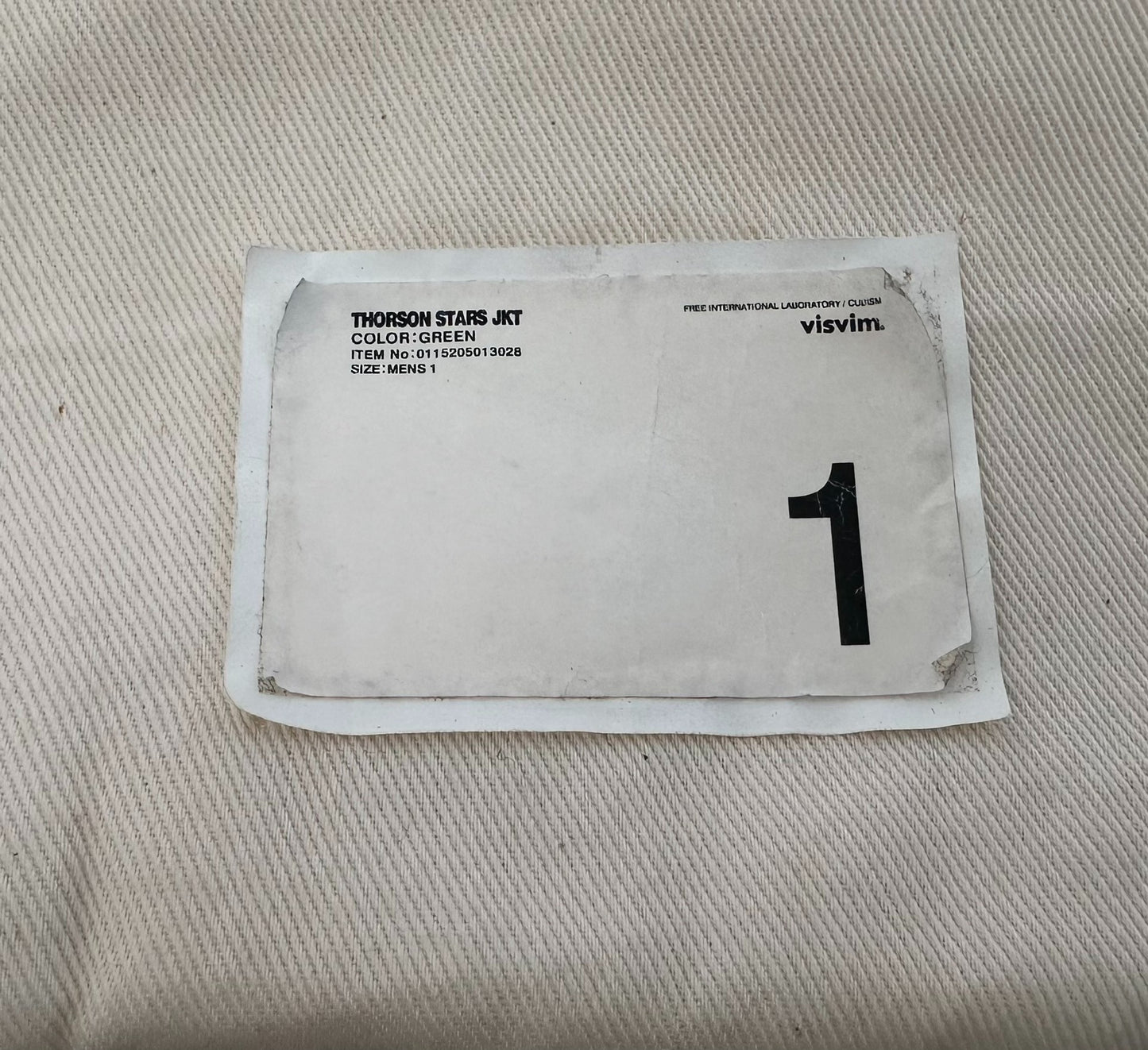 visvim thorson jacket ma-1 in green