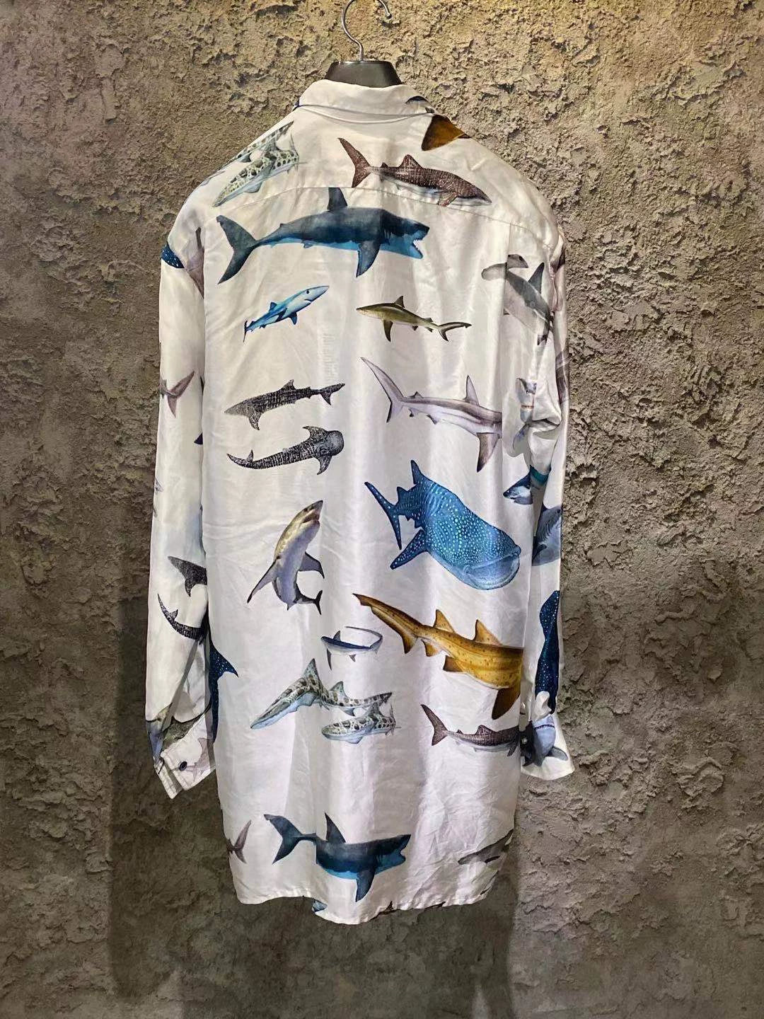 silk shirt with mask by geoffrey b. small