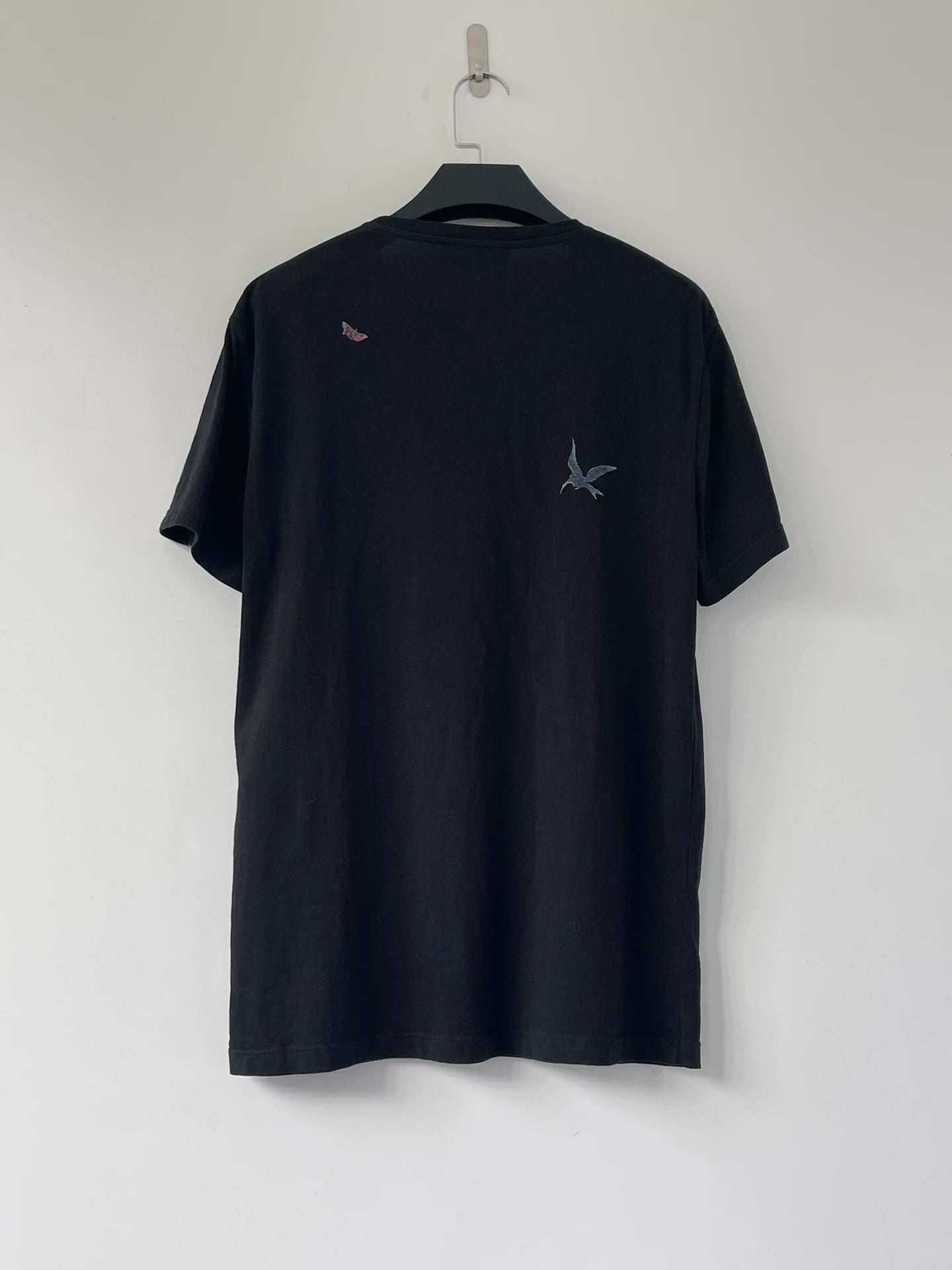 alexander mcqueen skull and flower t-shirt