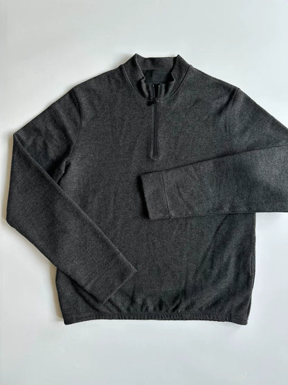 PRADA Half-Zip Wool Pullover Sweatshirt