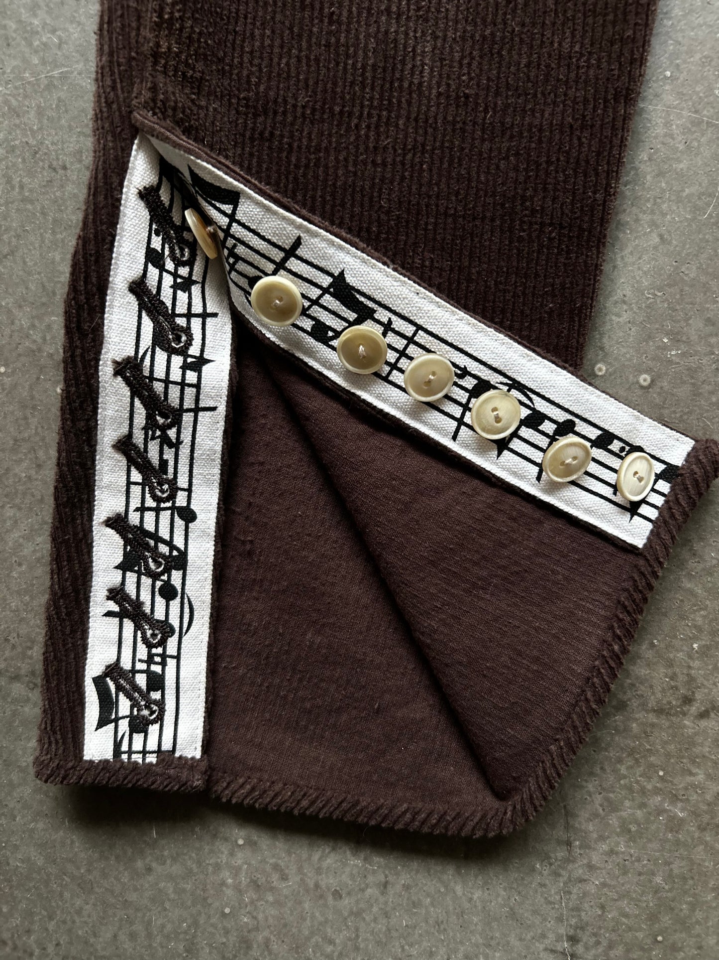 number nine corduroy skinny trousers