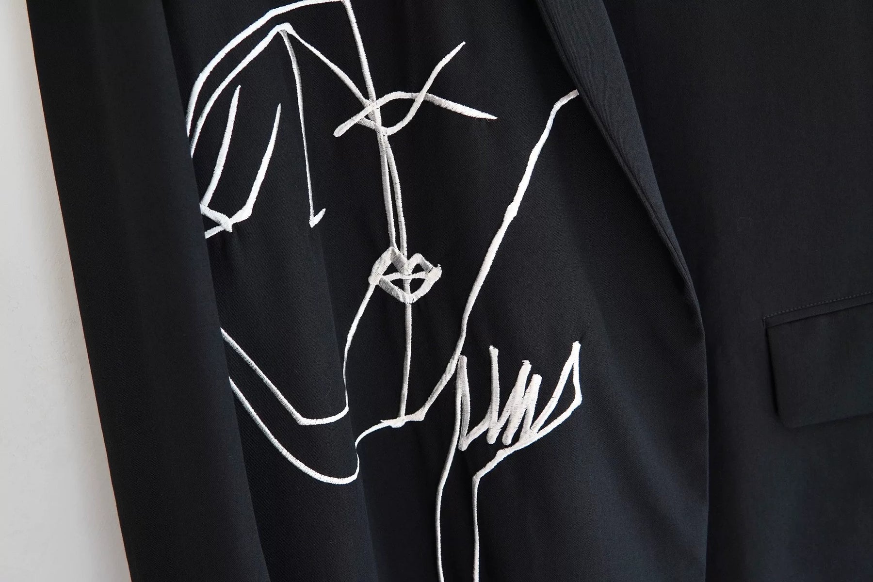 Yohji Yamamoto A/W 2016 Miyazawa Embroidery Wool JKT